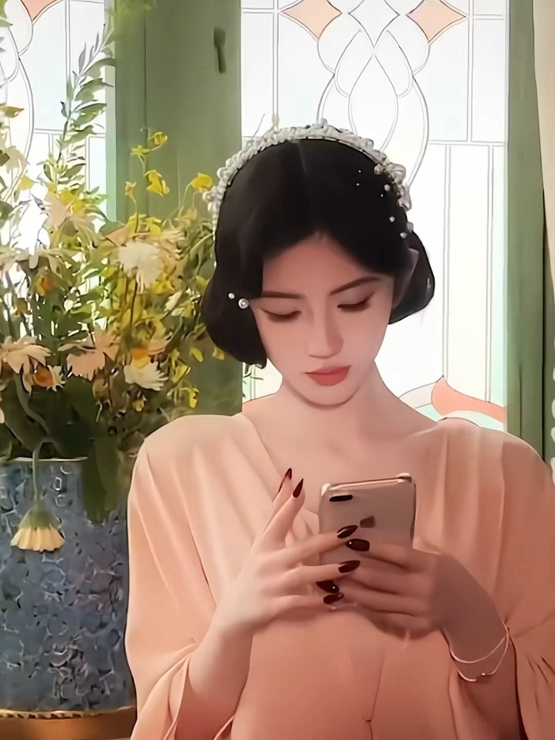 鞠婧祎  jjy鞠婧祎花间令 jjy鞠婧祎杨采薇“在某个不知名的角落许你岁岁平安