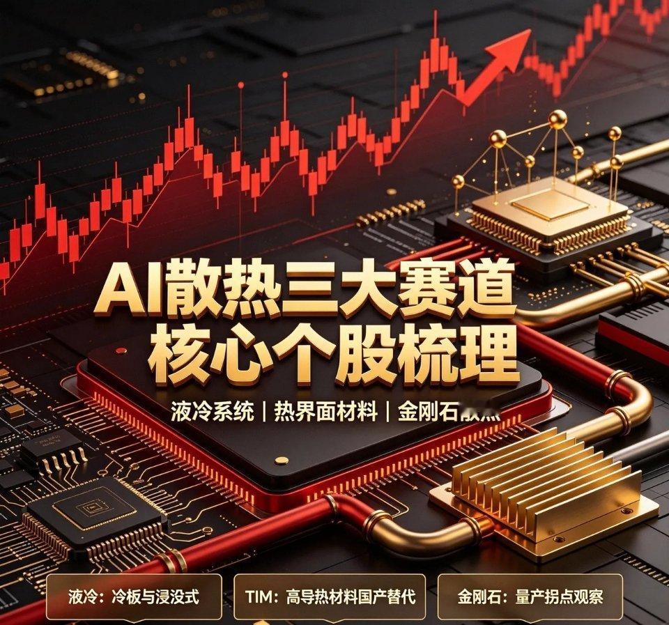 AI散热三大赛道核心个股梳理一、液冷系统（冷板+浸没式）1. 英维克 00283