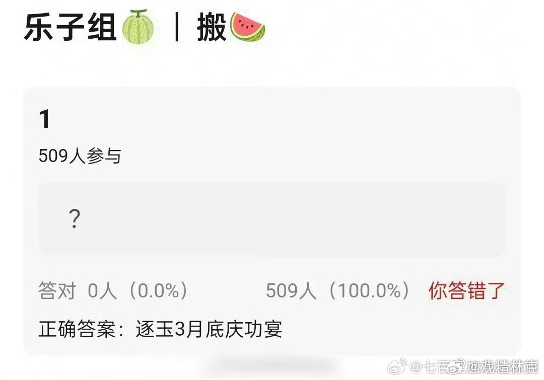 🍉逐玉3月底庆功宴