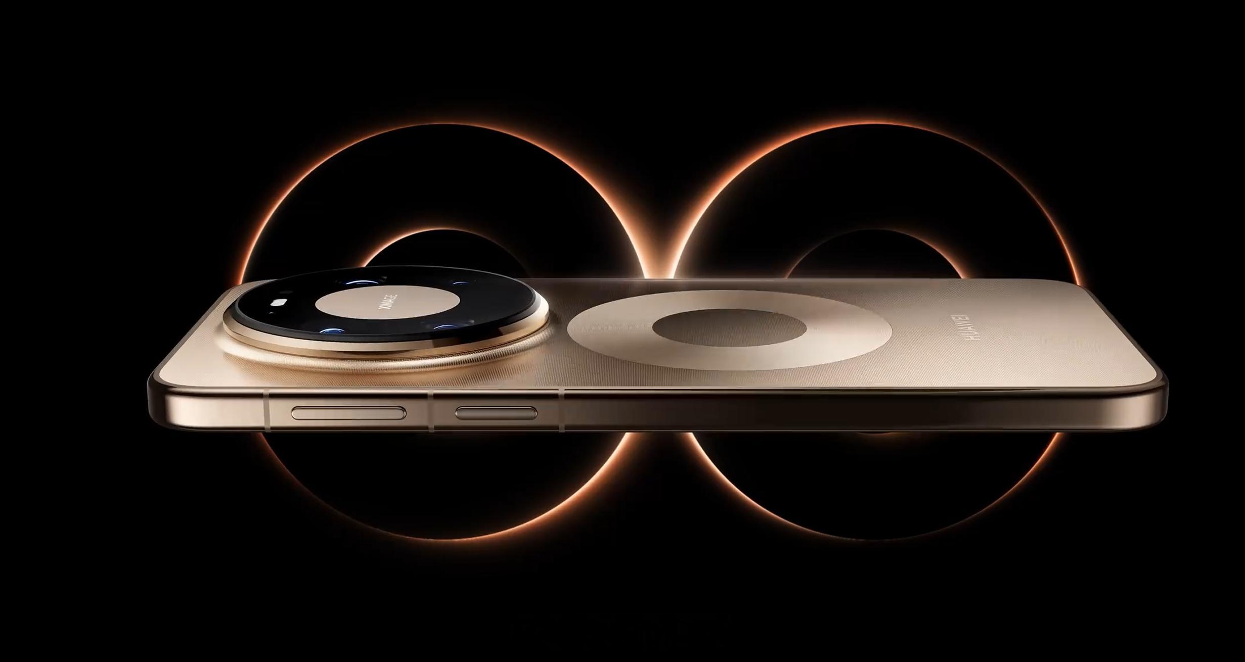 华为 Mate 80 系列的外观放出来了，还是星环设计，不过背面多了个磁吸圈，有