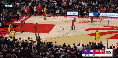 太牛了！八村塁三分绝杀猛龙！

詹姆斯连续1297场得分上双的记录，断了，断的好