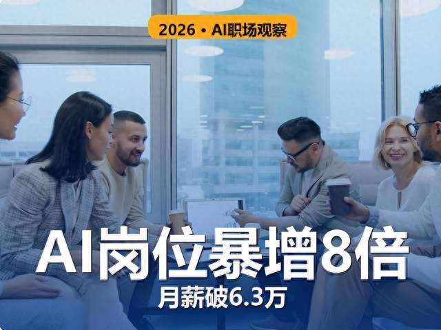 AI岗位暴增789%月薪破6.3万，但最赚的不是程序员