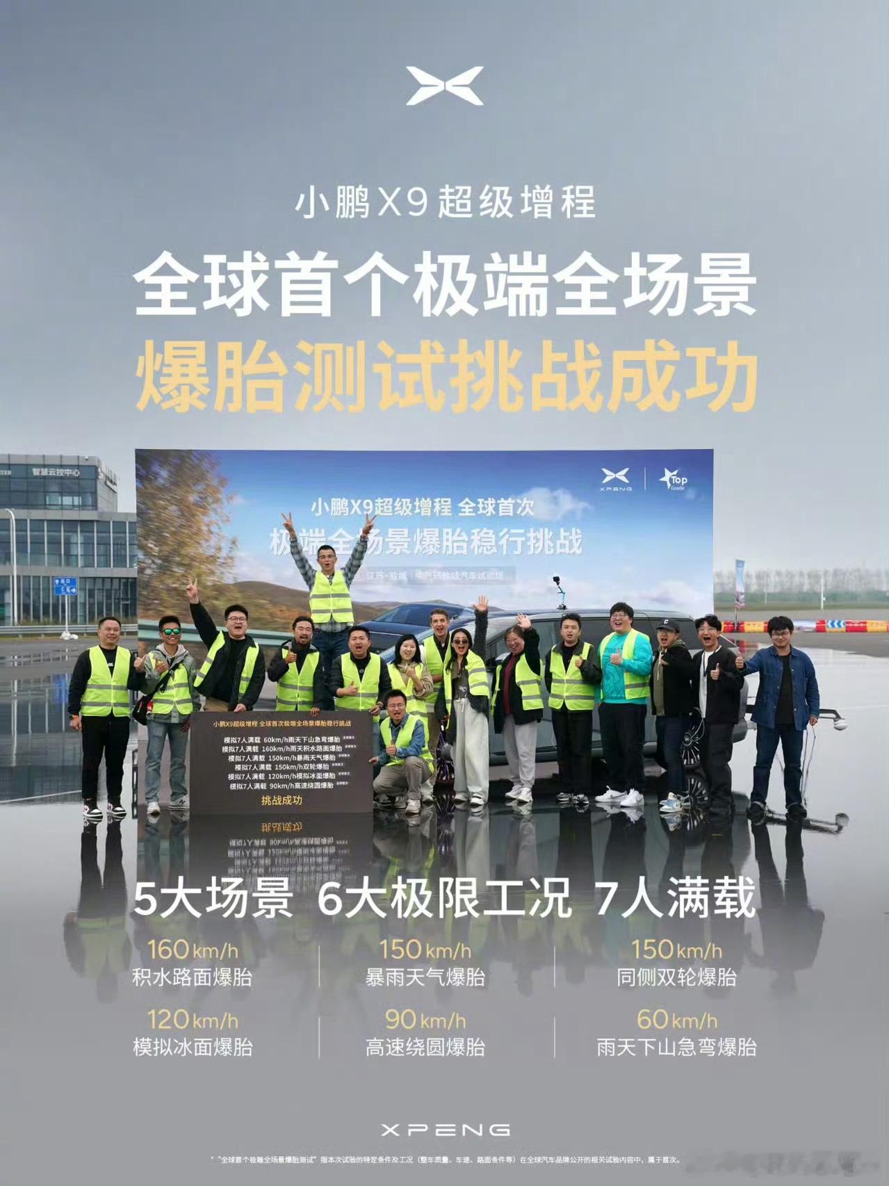 小鹏再次用实力证明他们的强大， 强大，安全，值得信赖 