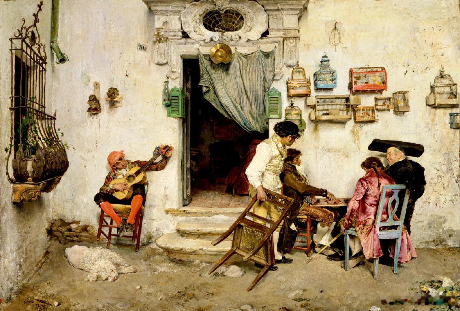 历史知识 著名西班牙塞维利亚画家何塞·希门内斯·阿兰达（José Jiménez