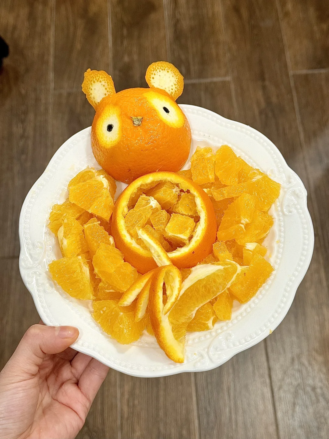 这年头，谁还没有男朋友手切的橙子（去皮的