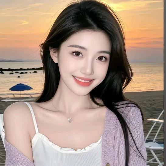 海边落日余晖，温柔笑靥如花余晖治愈系风景 日落晚霞照海滩 海边治愈系落日 海边落