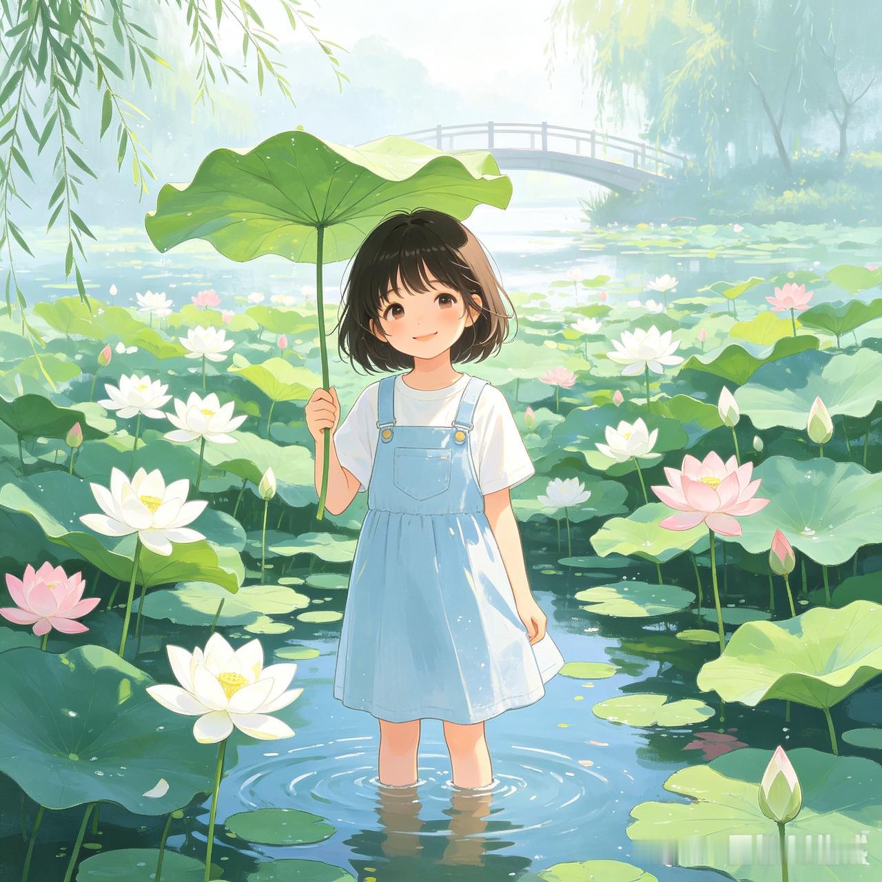 这几天，孩子一直忙着上补习班，我也忙着学习。只要抽出空，就一定去看荷塘月色。期待