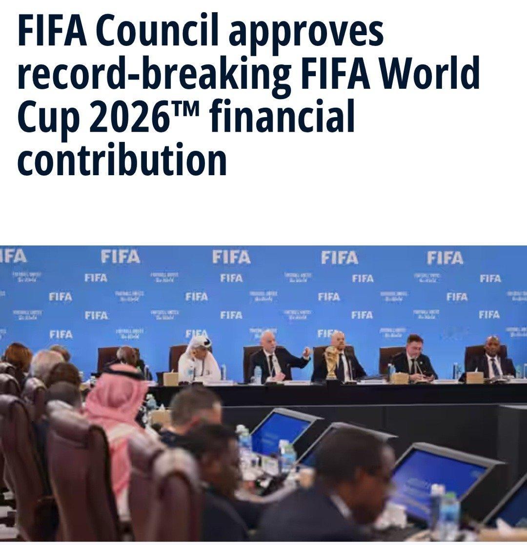 🚨官方：2026世界杯的奖金总额为7.27亿美元，较2022年增加50%：🥇