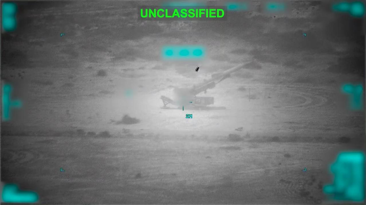 美军发了前方战事视频，其中包含了一段美军命中波斯上世纪八十年代引进的HP-2地空