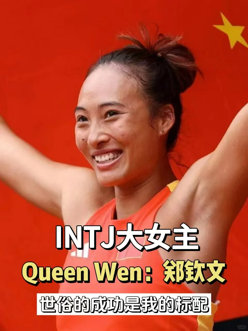 INTJ郑钦文：世俗的成功是我的标配