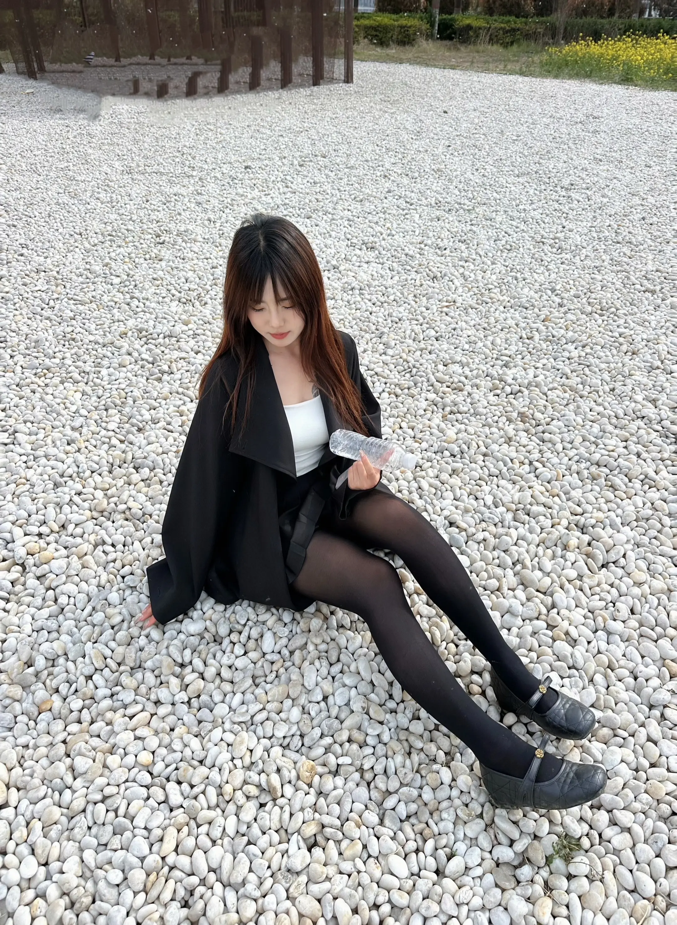 室外ootd 黑色系
