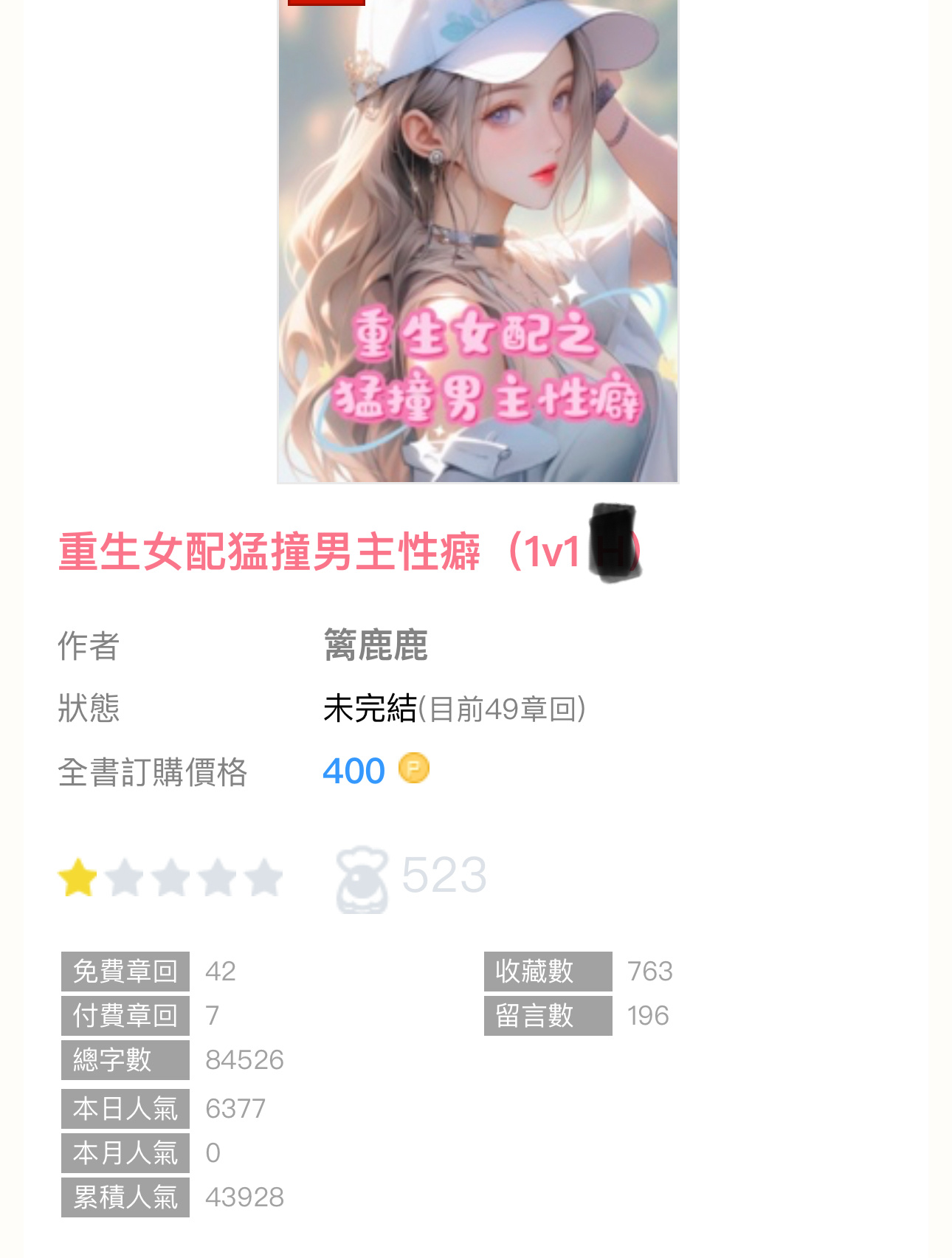 【编辑推荐】《重生女配猛撞男主⭐癖》by篱鹿鹿🔸连载🔹校园／1v1 he／重