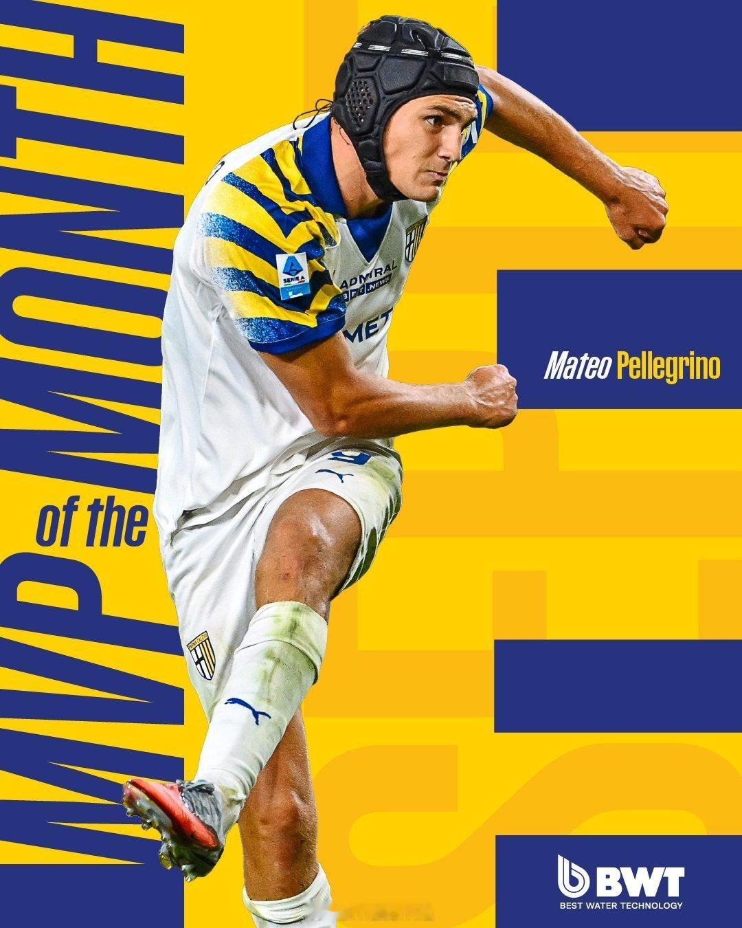 马特奥·佩莱格里诺荣获帕尔马九月最佳球员MVP ！🏆💛💙意甲阿根廷球员 ​