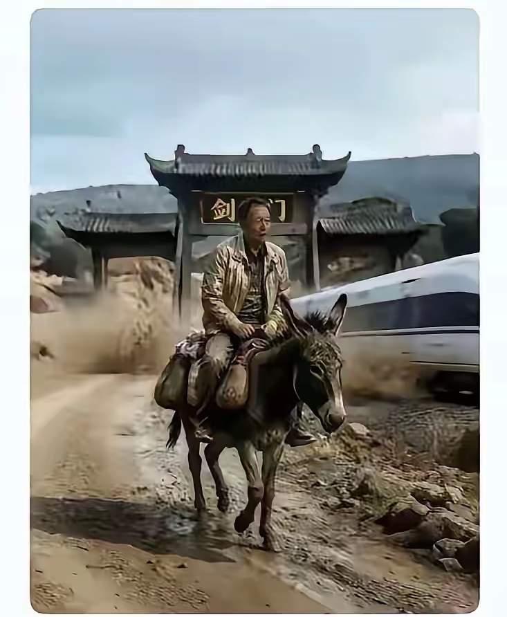 老汉骑驴追二妇
刚才做梦，骑驴前行。我骑驴哒哒走在小时候的乐园——家乡的果树园中