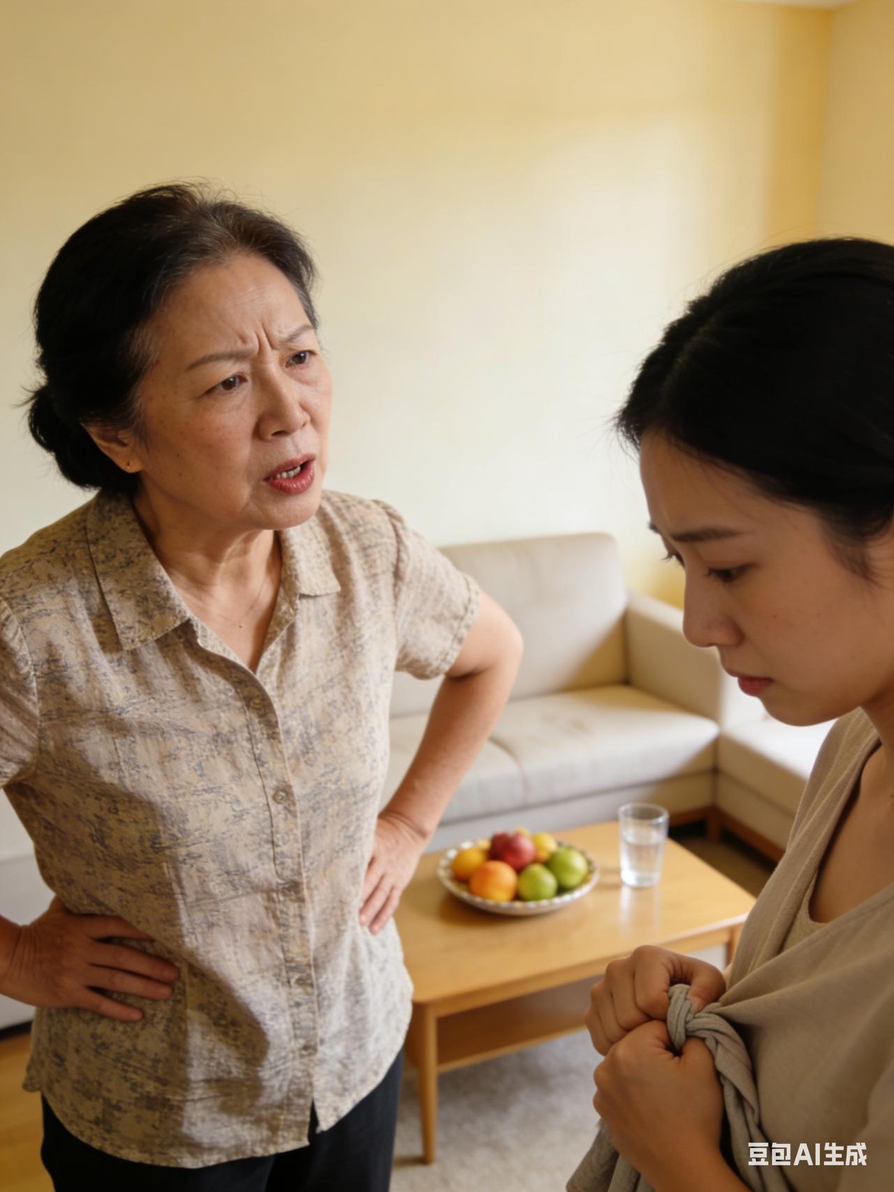 一位女儿非常现实的话：
我妈来我家住了三天，我觉得我快活不下去了。

第一天嫌我