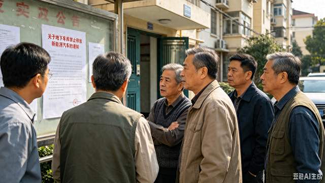 615户业主投票禁新能源车下地库！买20年车位，停2年就不让用
