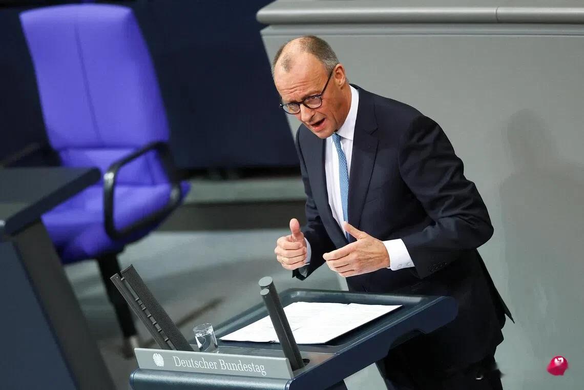 轴心国有复苏的情形 默茨：普京无法成功结束俄乌战争
默茨在德国联邦议院称：“我们