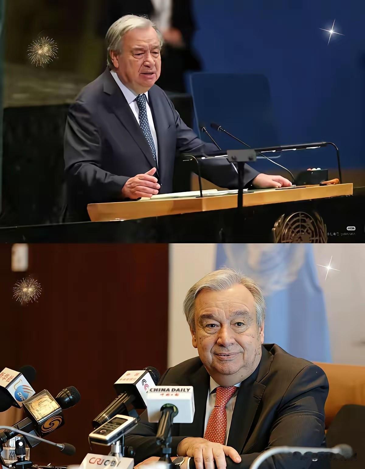 剧本，彻底演砸了！美日刚刚传来大消息

近期，联合国秘书长古特雷斯在纽约联合国总