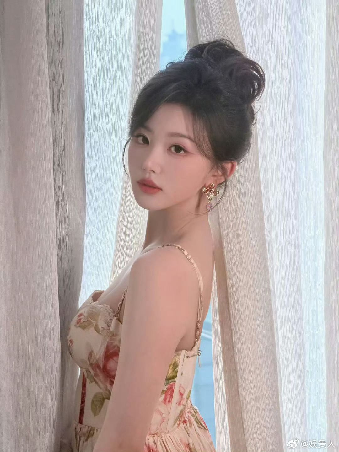 孔雪儿公主花苞头孔雪儿春日水蜜桃 雪儿你好可爱啊 