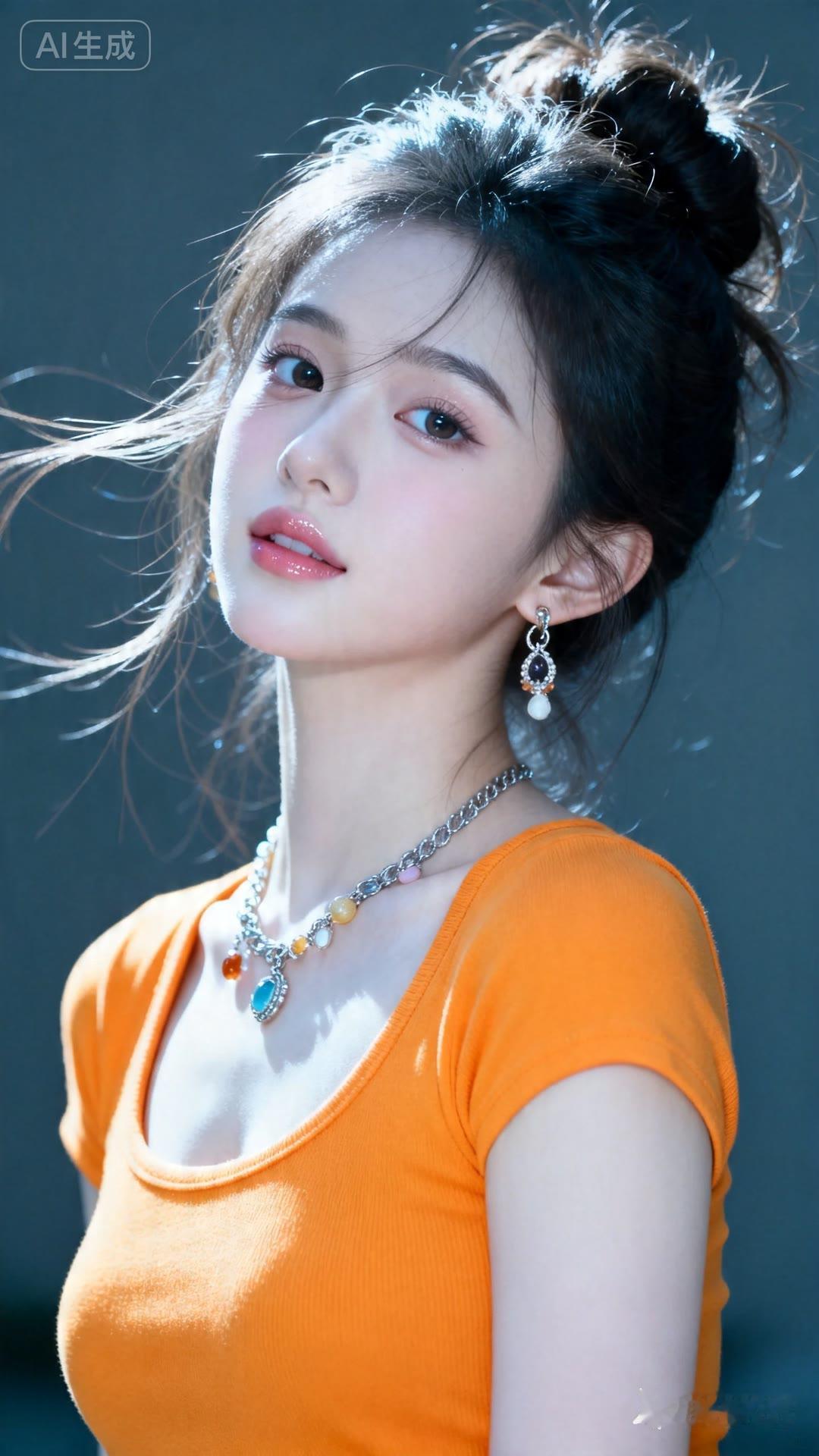 明眸皓齿，玉佩轻摇。