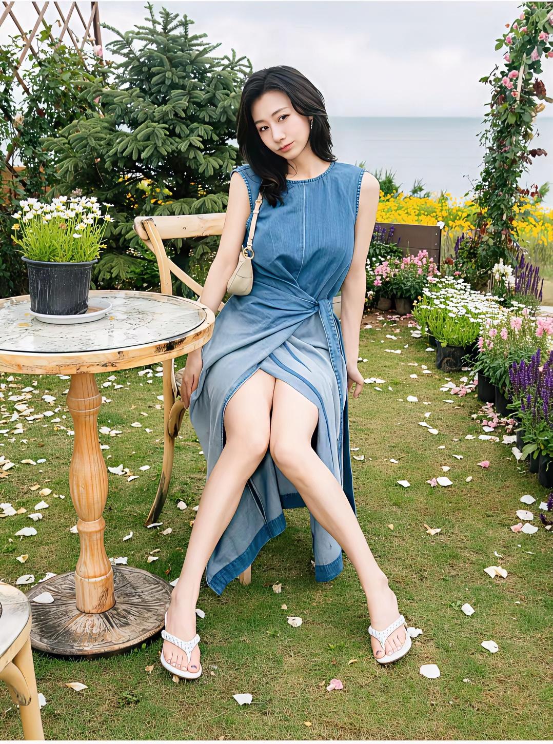 我家的小花园不错吧！喜欢养花的女人都很美