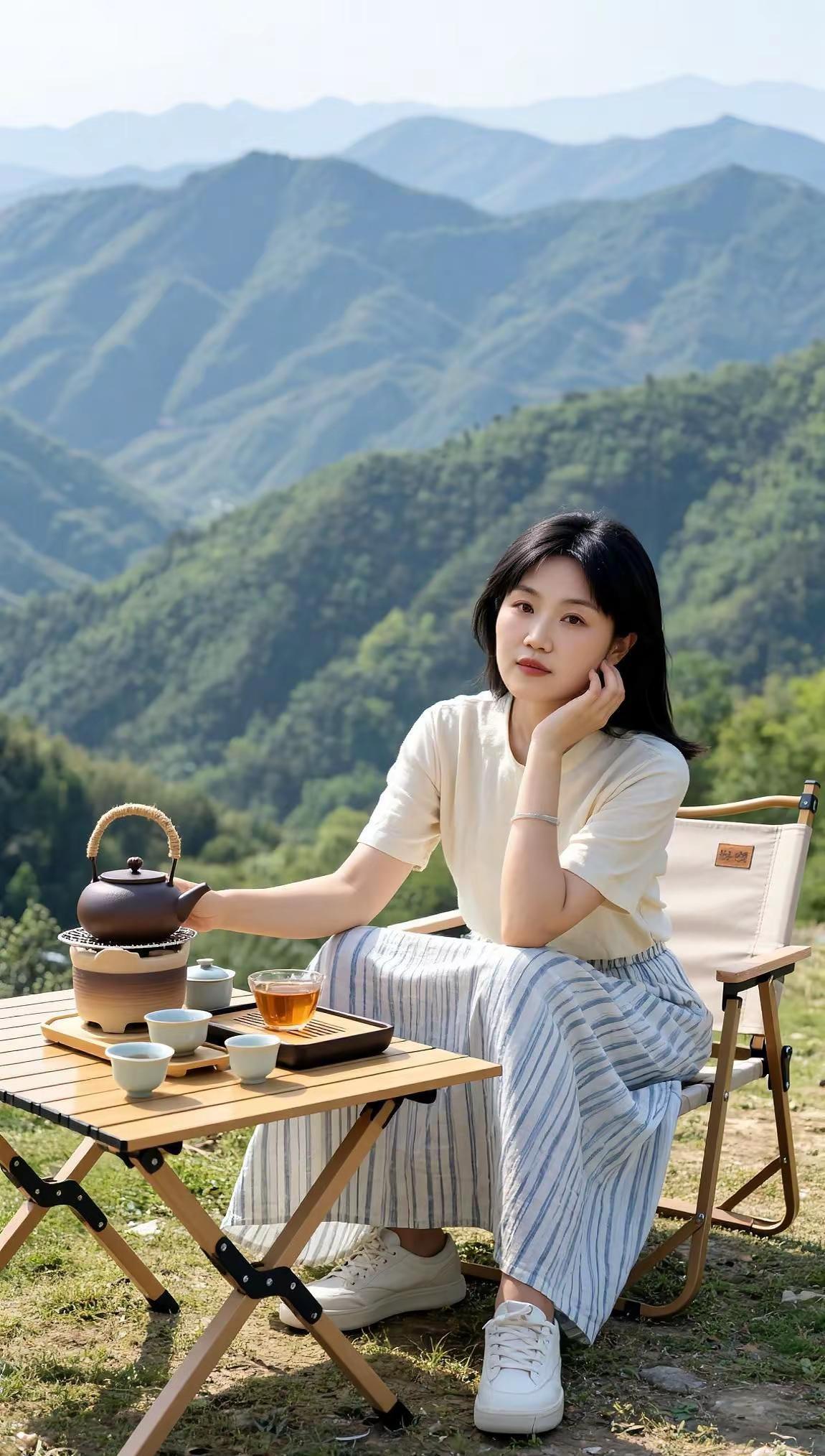 ai创作 ai山顶煮茶风玩法达人