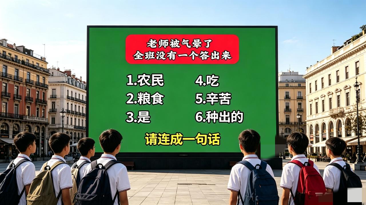 这道语文连句题太难了！全班没一个人连顺！老师都气晕了！你能正确连出来吗？
