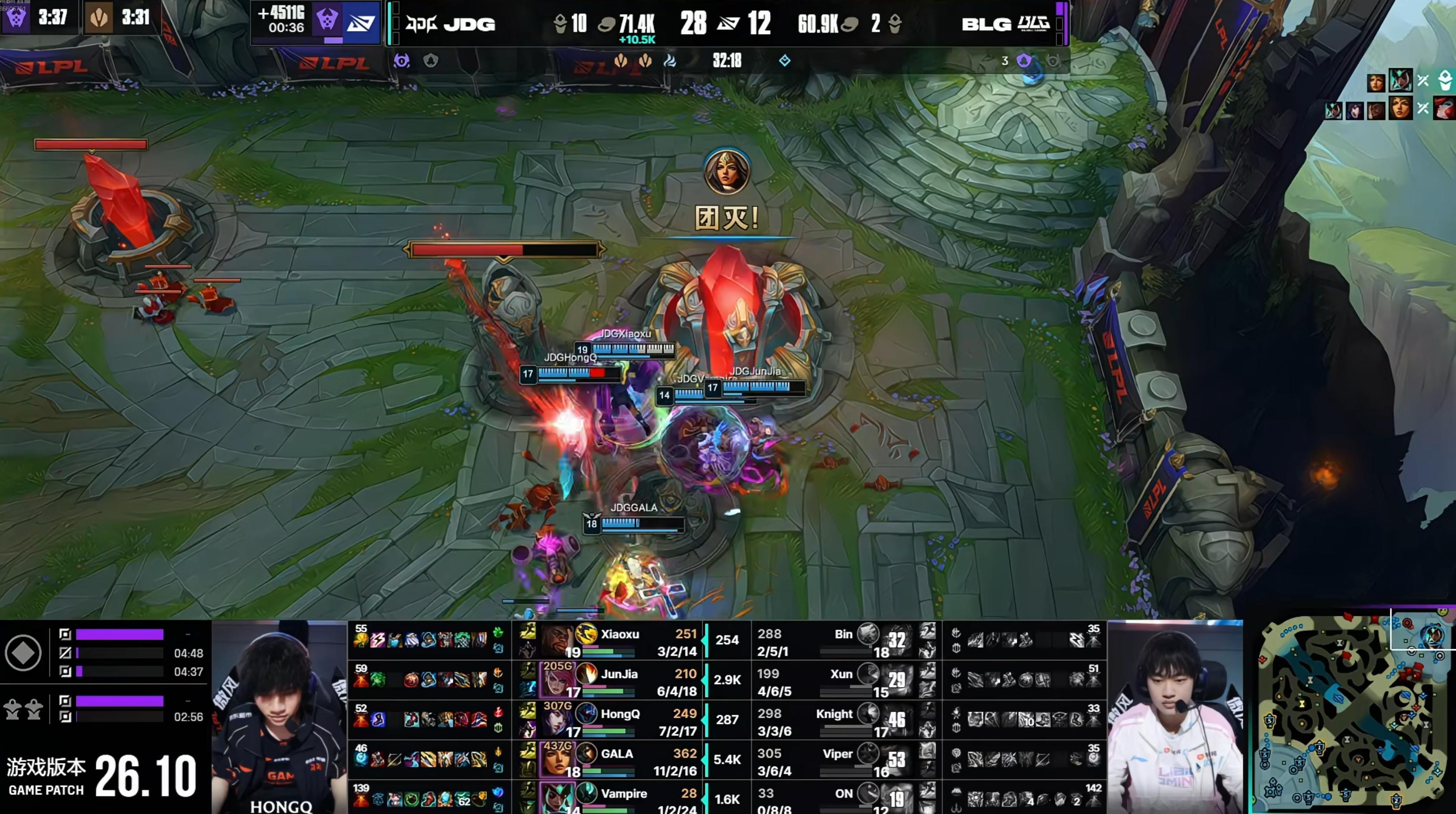 【JDG 1-1 BLG】一边上中优势，一边下野优势，但BLG被撕开的口子实在太