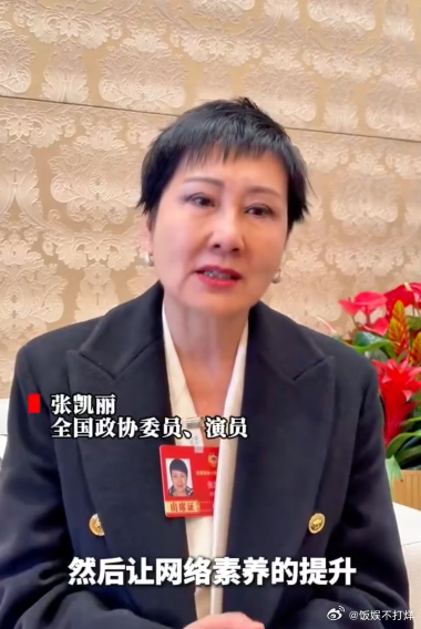 张凯丽说短视频不会毁掉一代人张凯丽称禁止未成年用网是因噎废食 推进未成年人网络保