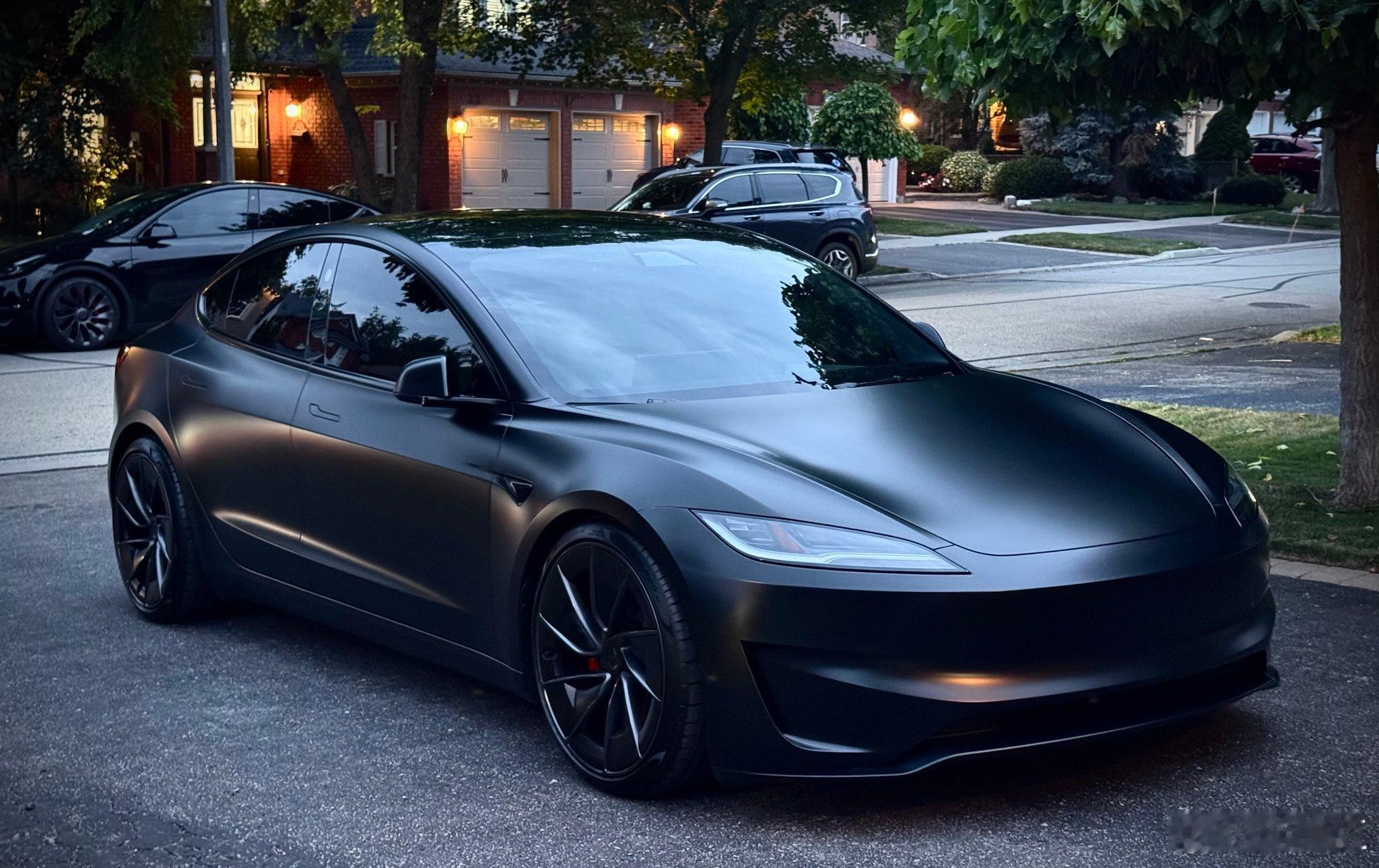 帅！！！特斯拉model3performance ​​​