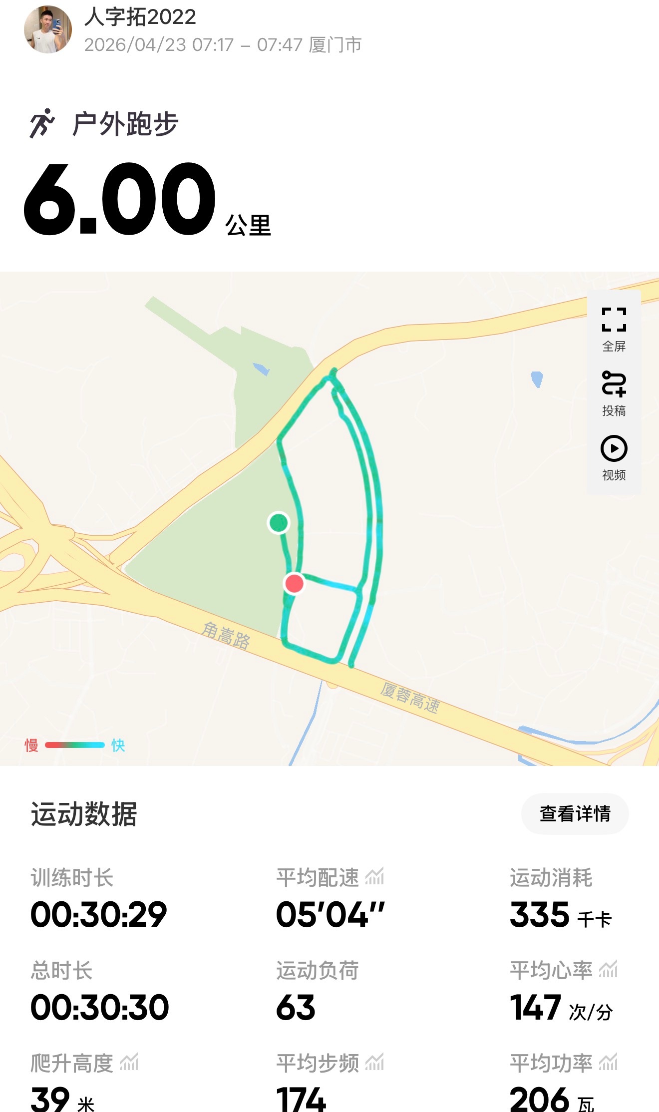 跑步即刻开跑 706生活慢慢善待，日子悄悄发光. 厦门