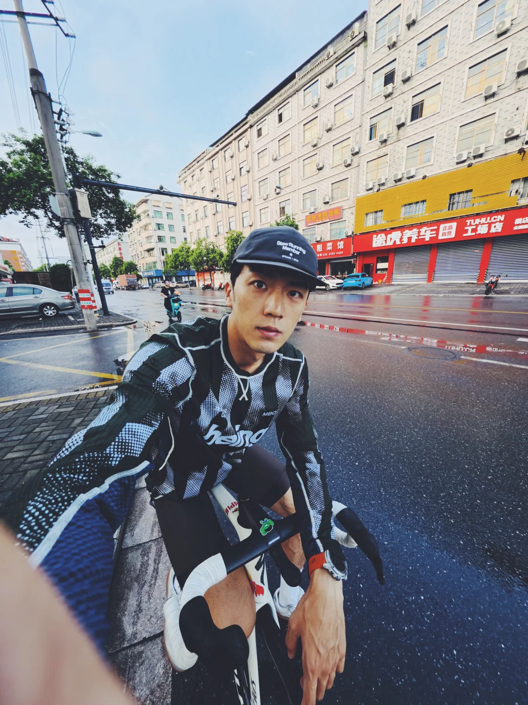 今天真的是休闲骑！