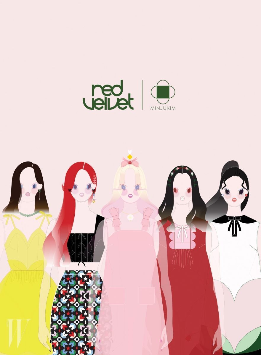 RedVelvet姜涩琪x金艺琳 | 2016.6 MINJUKIM宣传图🌸姜