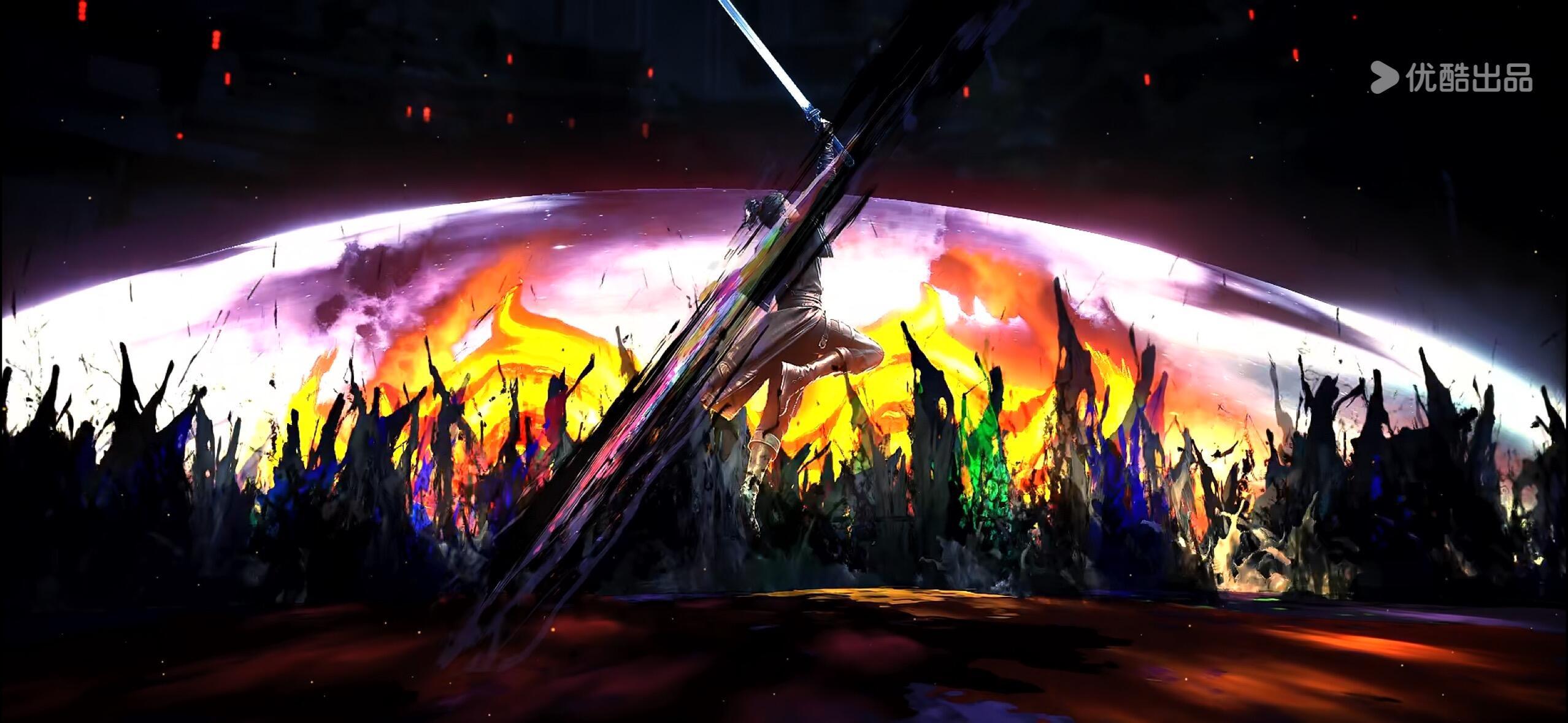 国漫水墨打戏最神的一集这集让我重新认识了国漫打戏的天花板。疯批反派阴柔诡谲的打法