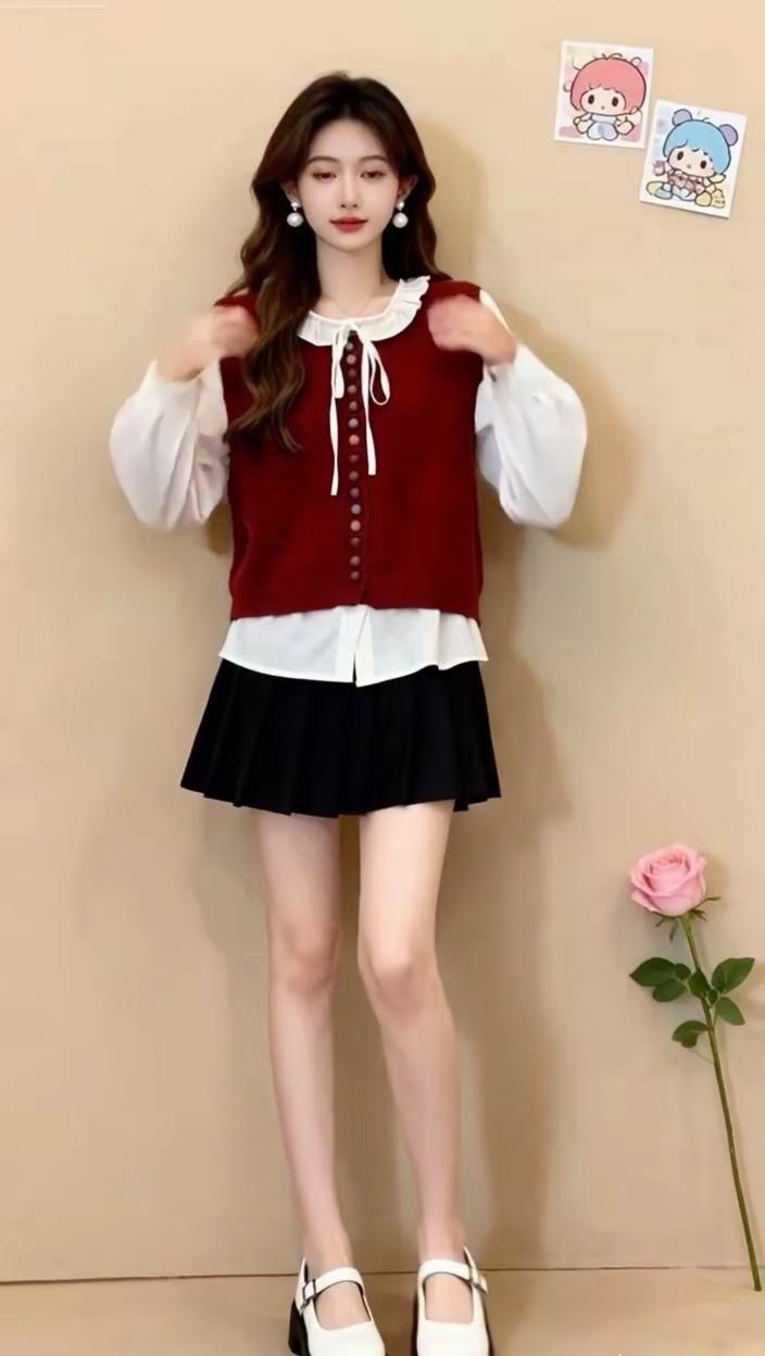 假两件上衣 洋气减龄 谁穿谁好看 面料柔软舒适 气质百搭