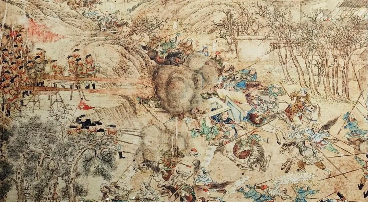 1648年春，甘州城楼上摆了一桌酒席。主人是副将米剌印，宾客是甘肃巡抚张文衡和一