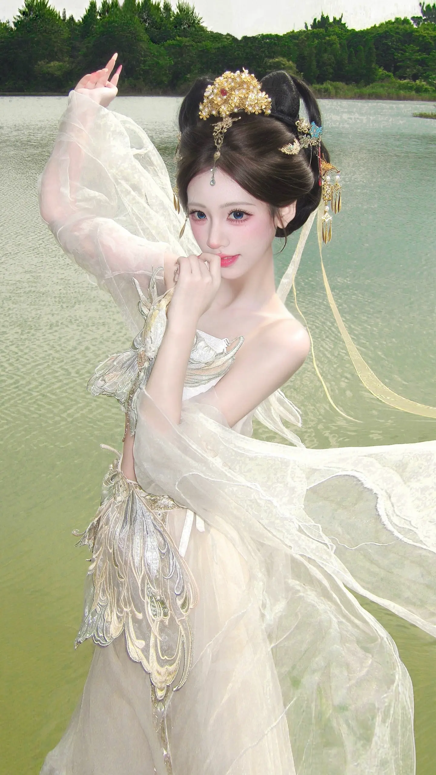 误入眉眼，可叹惊鸿