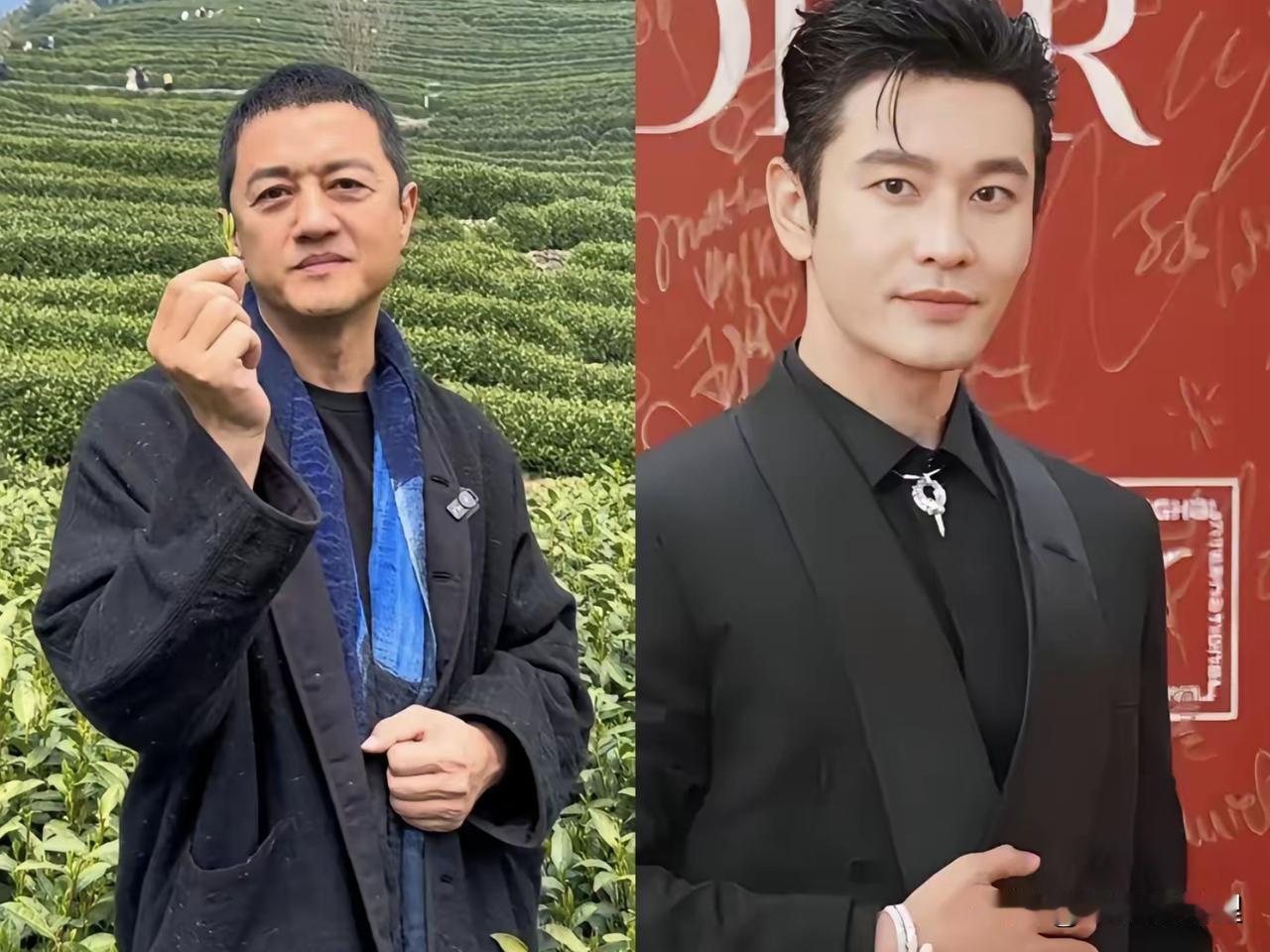 说真的，以前总觉得黄晓明有点“油”，甚至有时候显得过于霸道总裁。

可当李亚鹏提