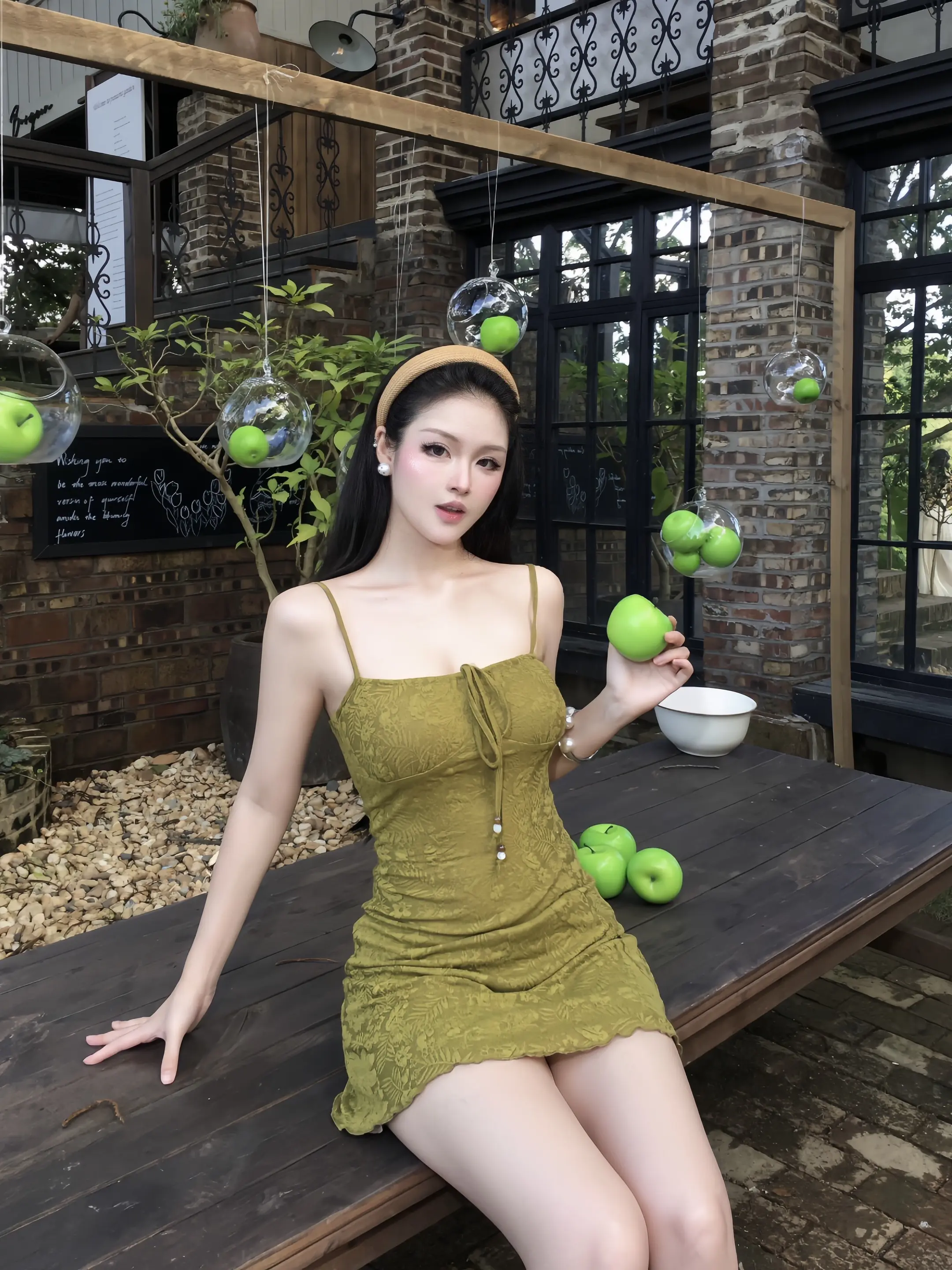 青苹果味的夏天🍏。