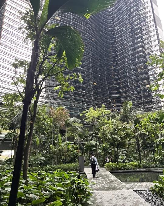 🌿从钢铁丛林坠入绿意峡谷｜Marina One
这是位于新加坡市中心的 Mar