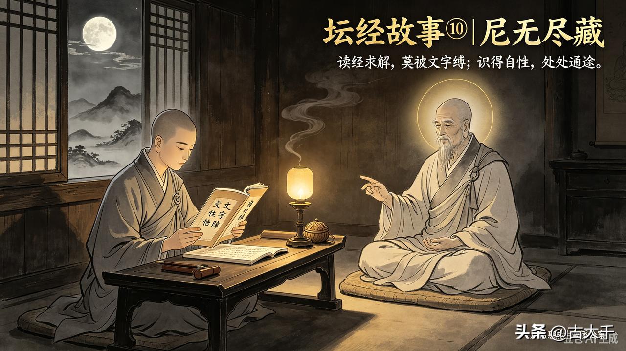 坛经故事⑩‖ 尼无尽藏

宗宝本《坛经》中，记载了这样一个故事：惠能从黄梅得法之