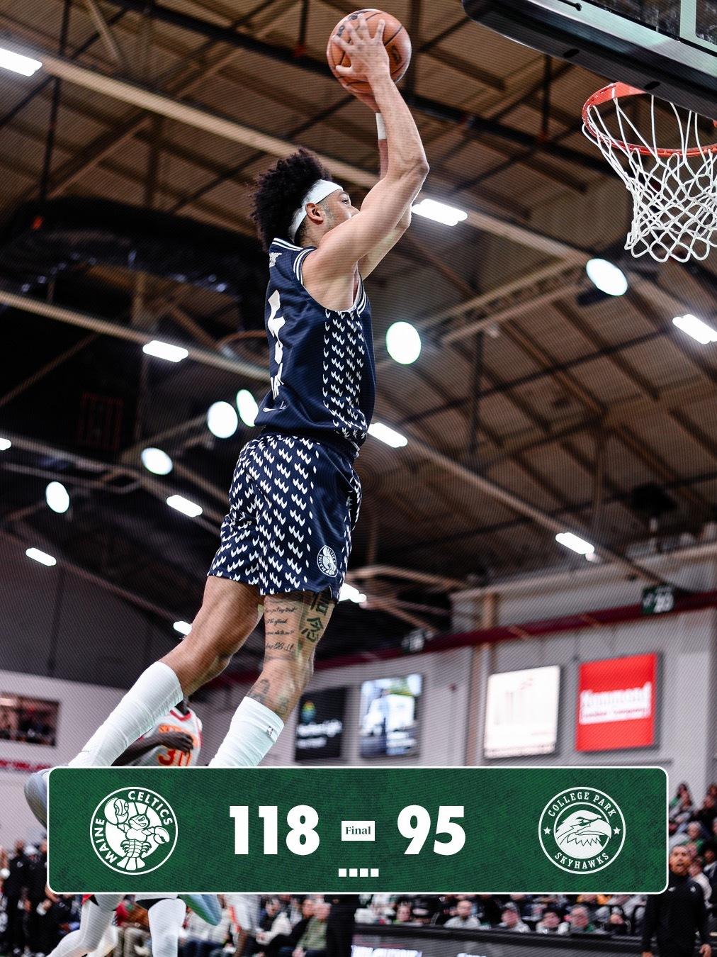 缅因州凯尔特人 118-95 ! Celtics Win ! 缅因州凯尔特人队主