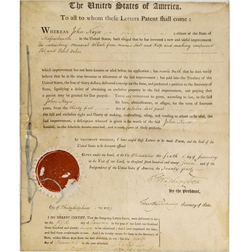 1790年4月10日：美国首部专利法《促进实用技艺进步法案》（An Act to