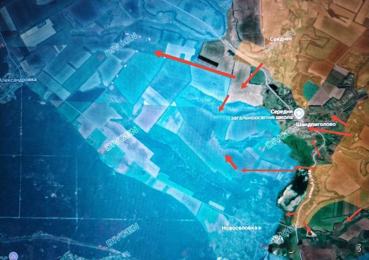 红利曼方向局势，截止当地时间2025年9月18日中午。

为彻底包围红利曼，俄军
