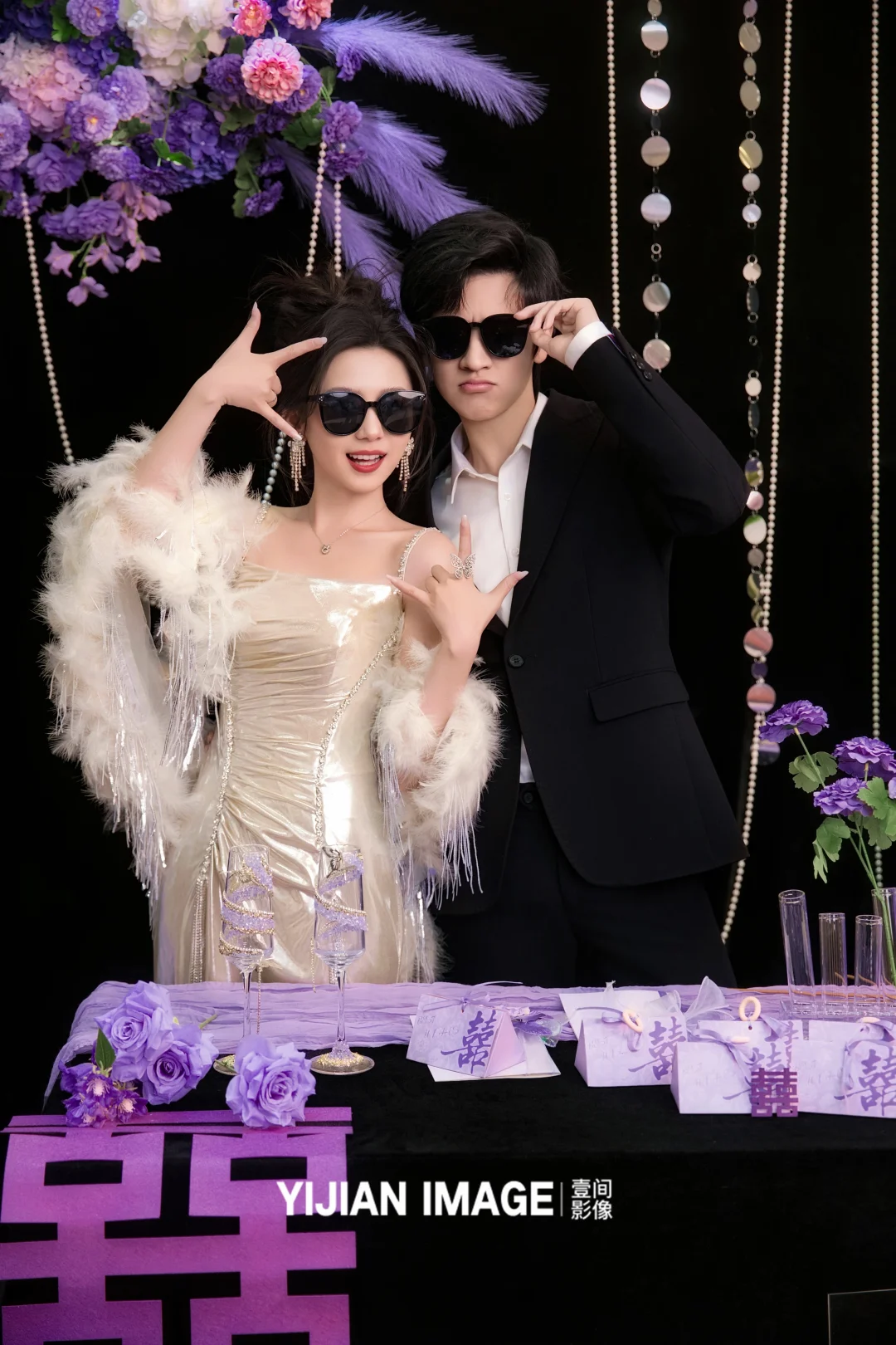 💜紫气东来 金玉良缘｜武汉预制订婚照