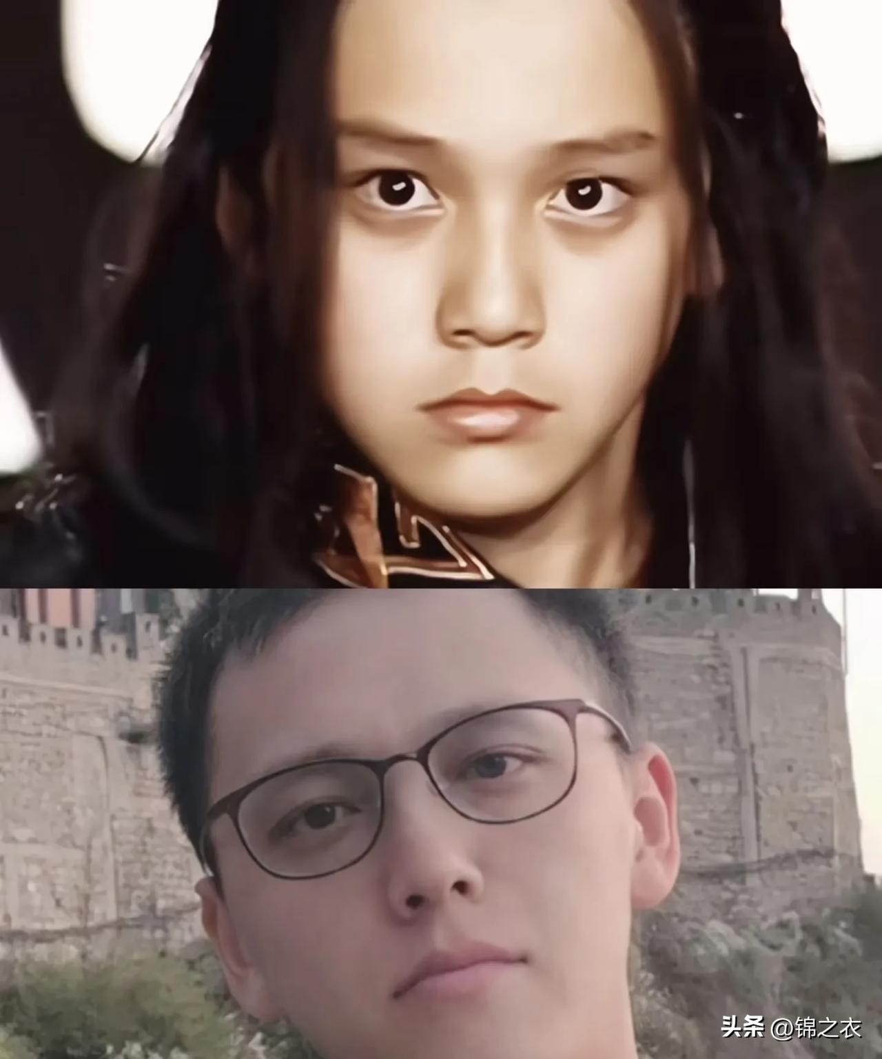 翁斐然小时候的长相和气质真的是典型的中国古典美男子，因为他鼻如悬胆口似丹朱，剑眉