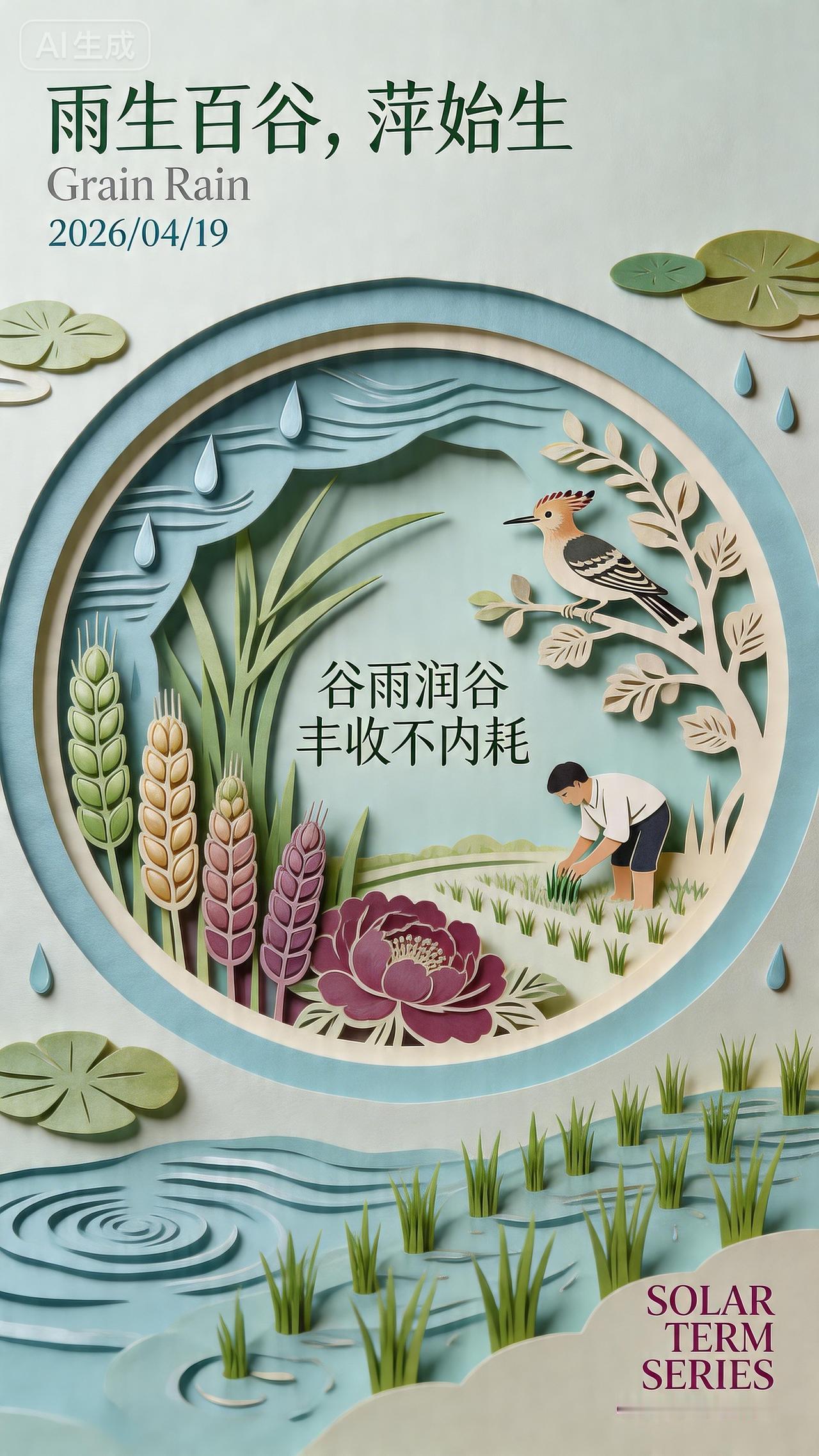 二十四节气中的谷雨 中国传统二十四节气谷雨 谷雨节气象征寓意 即梦