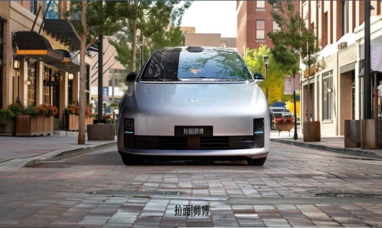 理想M9纯电SUV，和MEGA属于同一设计语言。不过车头明显拉长不少，车身线条也