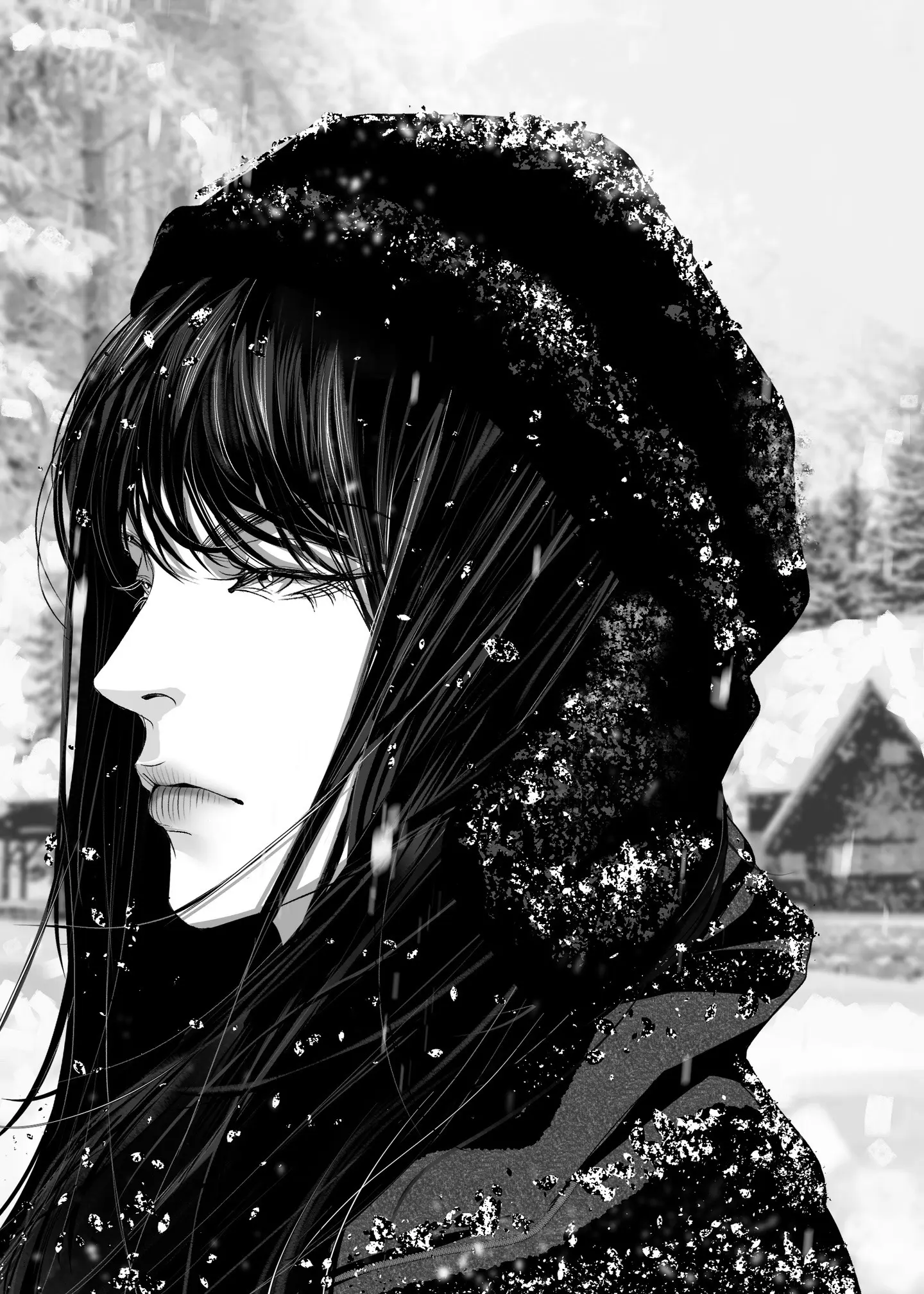 雪是浪漫的，她让我身体持续了很久的高温。