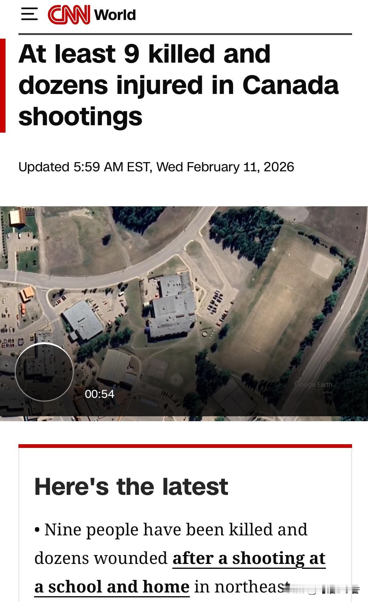 周二下午（这边周三上午吧），加拿大不列颠哥伦比亚发生恶性持枪杀人事件。目前报道称